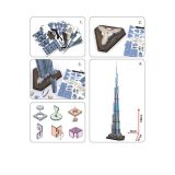 Cubic Fun - 3D Puzzle Burj Khalifa Vereinigte Arabische Emirate mit LED Beleuchtung Gro