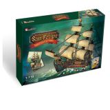 Cubic Fun - 3D Puzzle San Felipe Schiff Spanische Armada 1:110