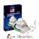 Cubic Fun - 3D Puzzle Jefferson Memorial Washington USA Mittel