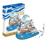 Cubic Fun - 3D Puzzle Santorini Island Santorin Griechenland Gro B-Ware