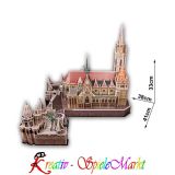 Cubic Fun - 3D Puzzle Matthias Church Matthiaskirche Budapest Ungarn Gro